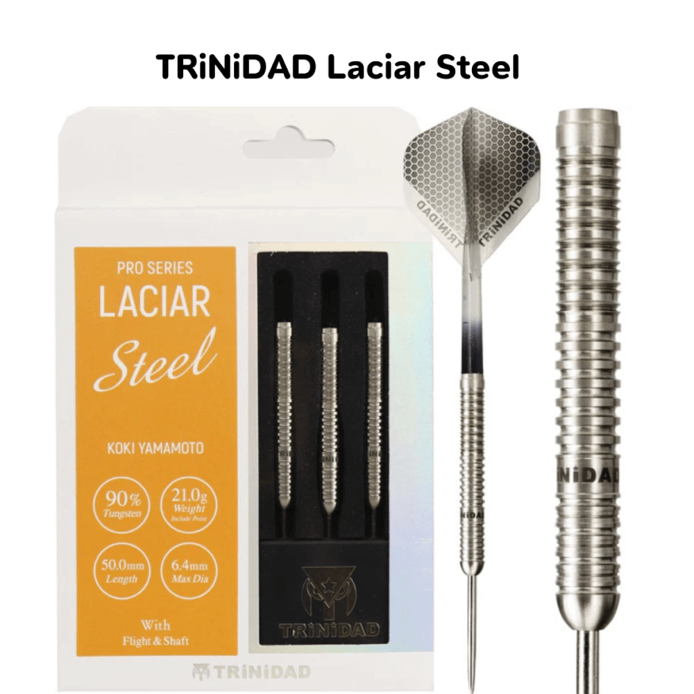 ลูกดอกปลายเหล็ก TRINIDAD LACIAR STEEL DARTS 21G_4